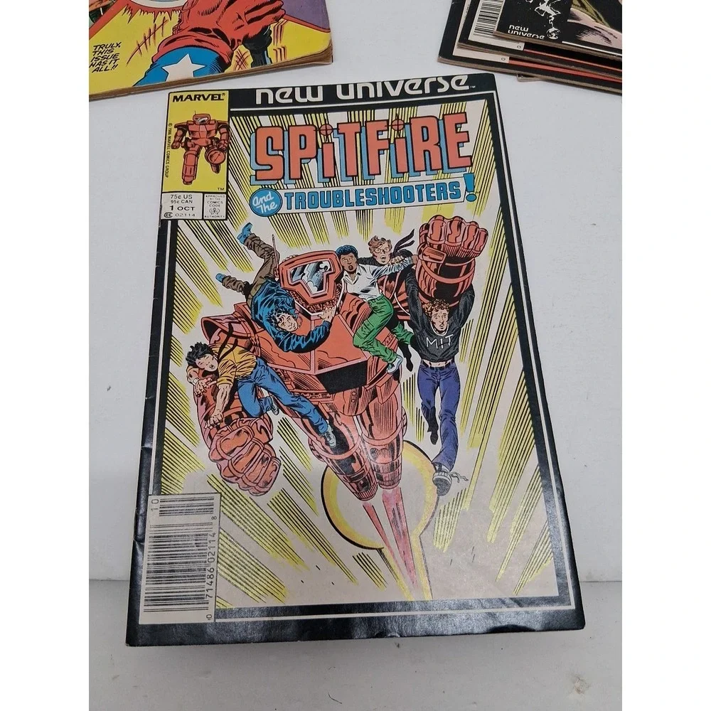Lot Of 10 Marvel Comic Books Codename SPITFIRE, John Hazzard: MERC, Team America